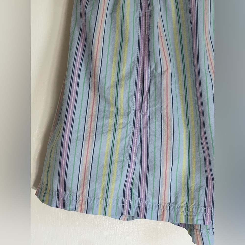 FREE PEOPE Light Blue Multicolor Striped Shorts Size Medium - Picture 2 of 7